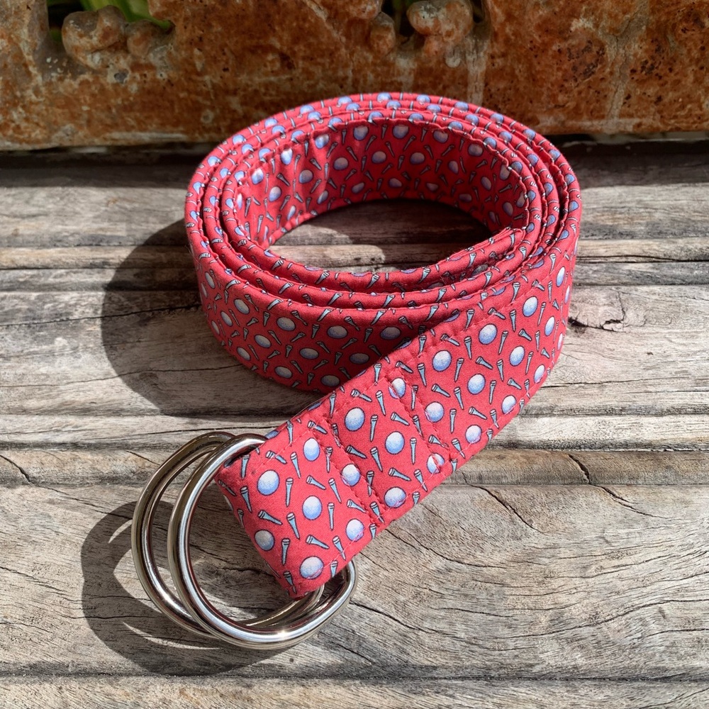 Vineyard Vines Pink Golf Belt
